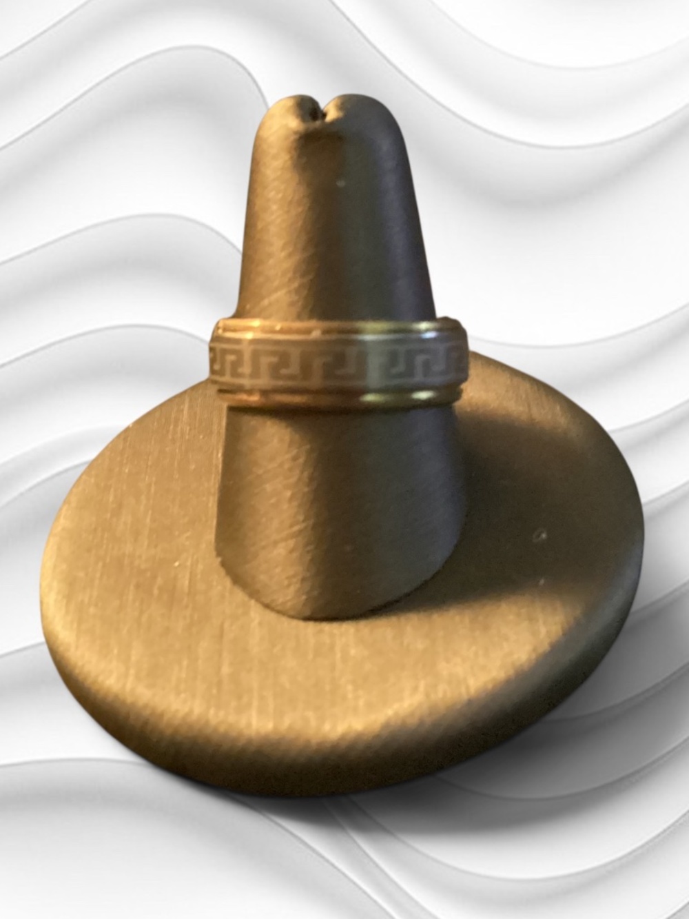 Brass and Pewter Fidget Ring